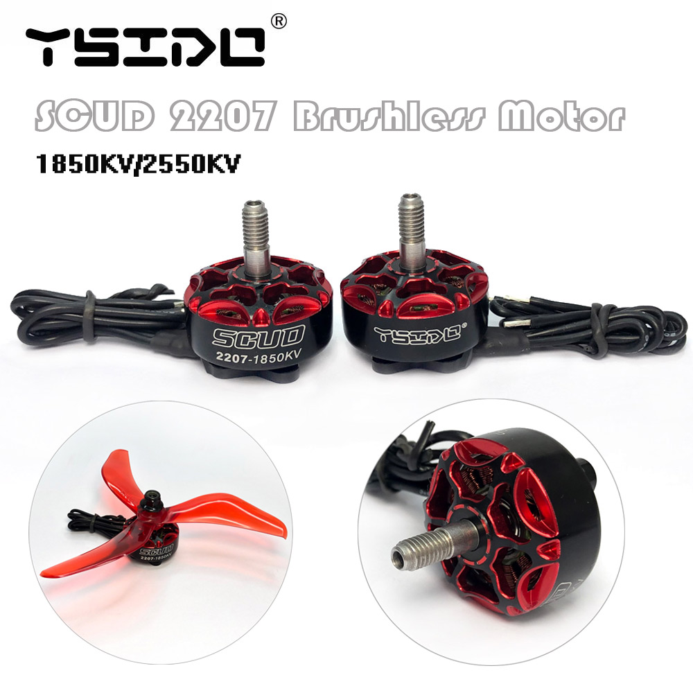 Drone Racing Battery - YSIDO SCUD 2207 1850KV 6S 2550KV