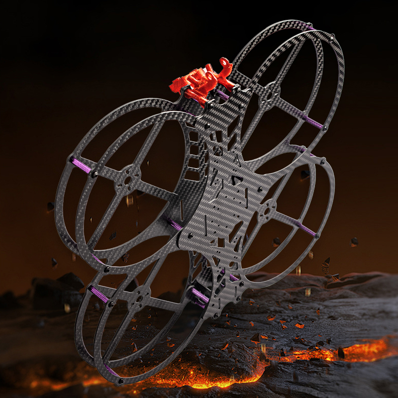 Flyroun 5 بوصة ألياف الكربون F - مراجعة Drone Racing Gate وسعره